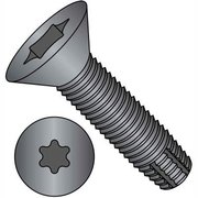 KANEBRIDGE 1/4-20X2  Six Lobe Flat Floor Board Screw Type F Black Phosphate, Pkg of 1000 1432FTFB